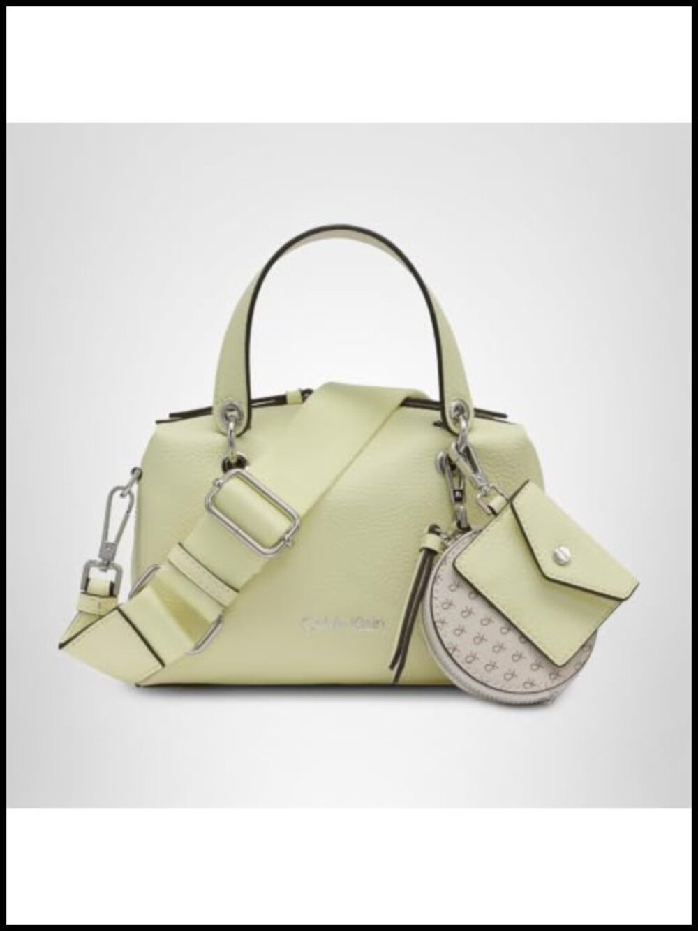 Women's Vegan Leather Mini Satchel Crossbody Bag Adjustable Strap
